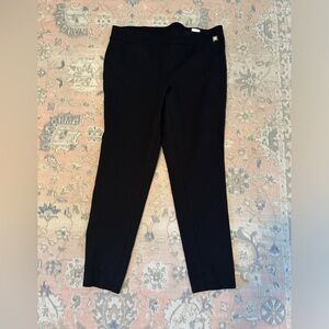 Anne Klein black cropped work pants in size 12